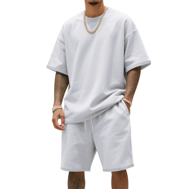 Ensemble homme t-shirt ample et short – CLEVI Paris