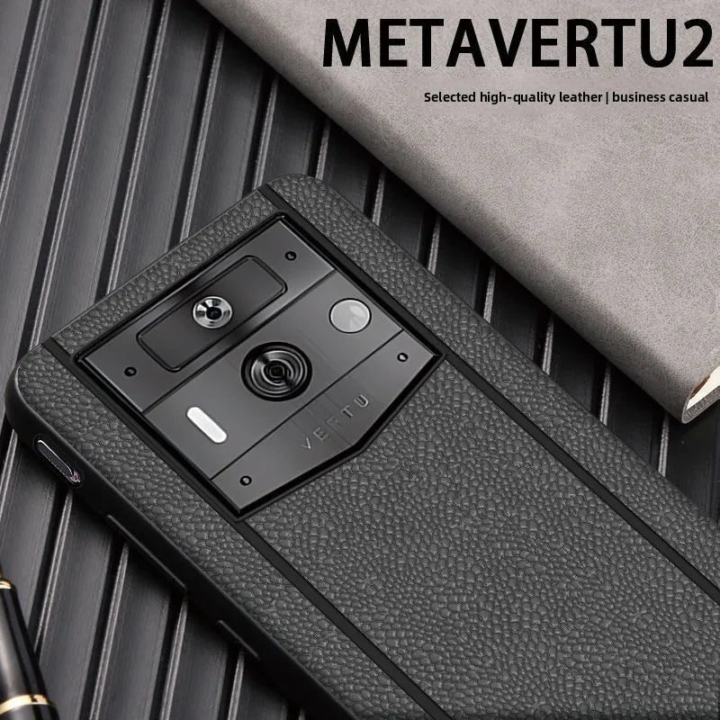 Coque Vertu Metavertu Max en simili cuir – CLEVI Paris