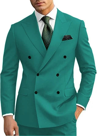 Costume homme 2 pièces double boutonnage – CLEVI Paris