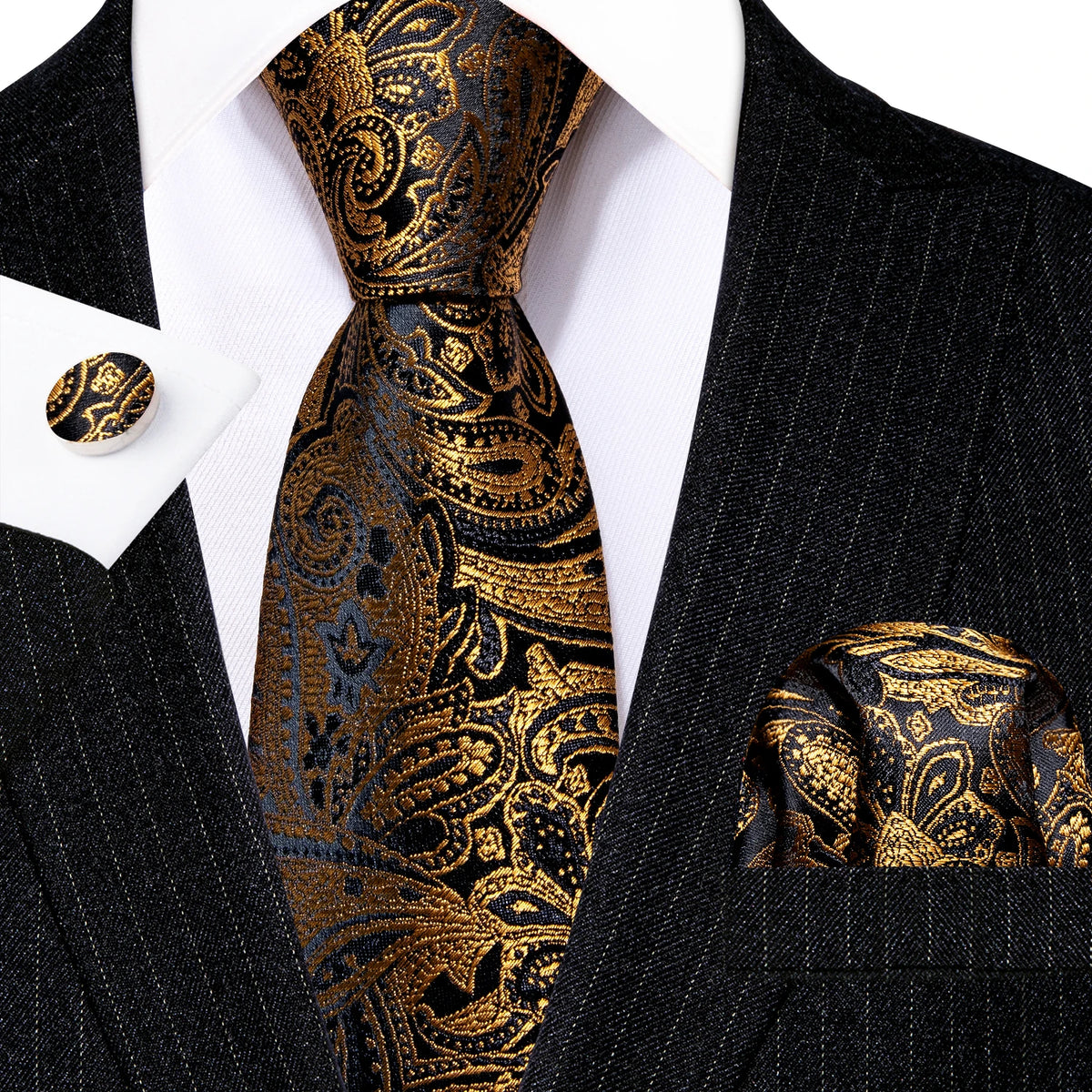 Ensemble Cravate Jacquard Homme – CLEVI Paris