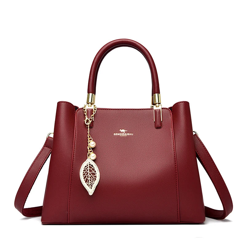 Sac Fourre-Tout Femme Cuir Microfibre 3 Compartiments 29x22cm – CLEVI Paris