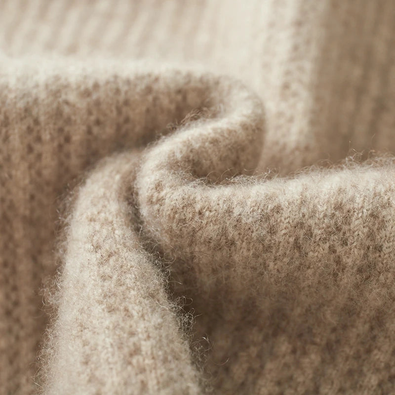 Cardigan Homme 100% Laine Mérinos MVLYFLRT – Zippé Capuche Tricot Épais Manches Longues – 5 Coloris, S à XXL – CLEVI Paris