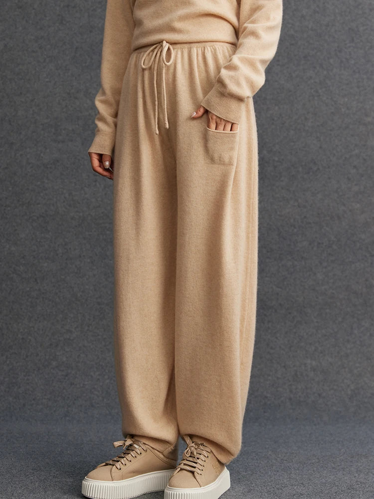 Pull à capuche ou pantalon cachemire femme – CLEVI Paris