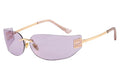 Lunettes de soleil femme sans monture Y2K – CLEVI Paris