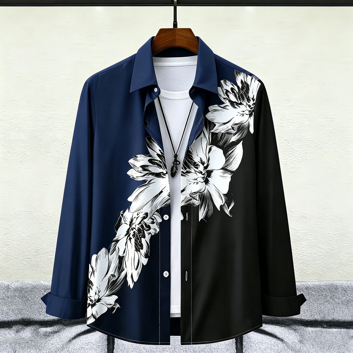 Chemise florale aquarelle homme – CLEVI Paris