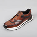 Sneakers en cuir à lacets pour homme – CLEVI Paris