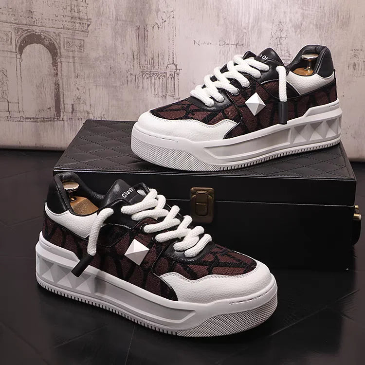 Sneakers basses unisexes en toile – CLEVI Paris