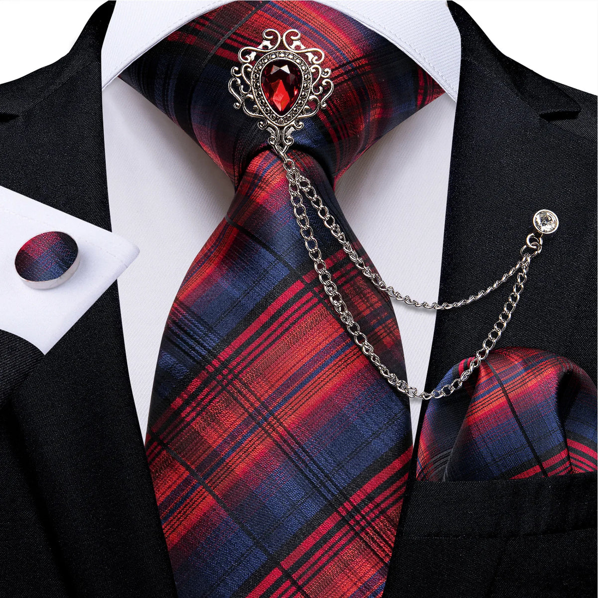 Coffret cravate homme, pochette et accessoires – CLEVI Paris