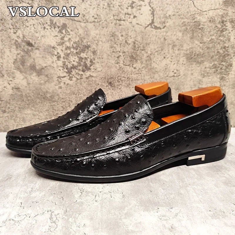 Mocassins homme en cuir brun ou noir – CLEVI Paris
