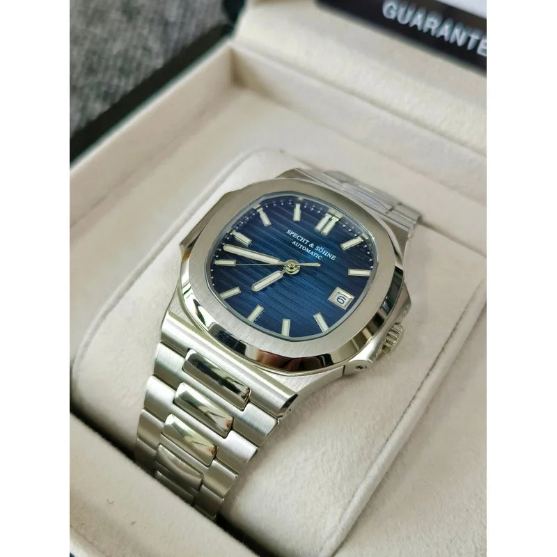 Montre Automatique Homme Specht & Söhne 40MM Acier Verre Saphir 50M – CLEVI Paris
