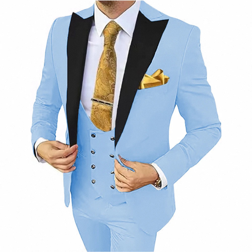 Costume homme 3 pièces élégant – CLEVI Paris