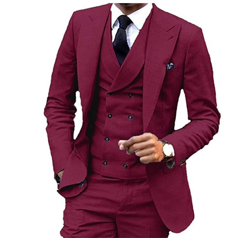 Costume homme 3 pièces, veste, gilet et pantalon – CLEVI Paris