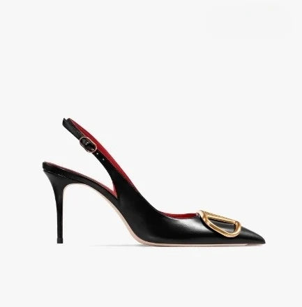 Escarpins à bride arrière et talon fin – CLEVI Paris