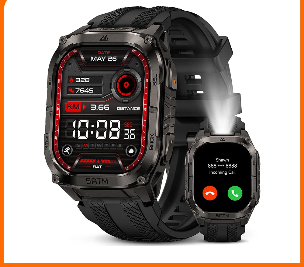 Montre KOSPET TANK M4C GPS et lampe LED – CLEVI Paris