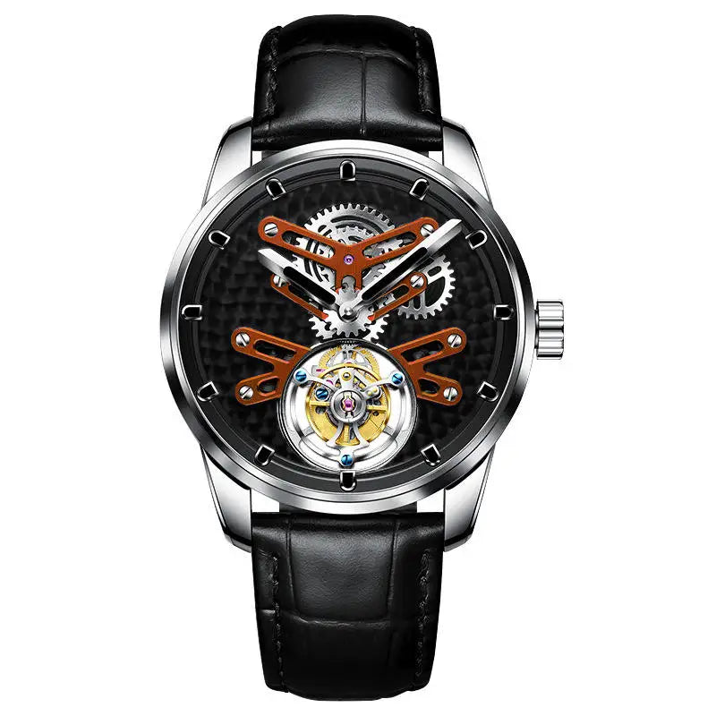 Montre Homme Tourbillon Squelette Military Aesop 7029 – CLEVI Paris