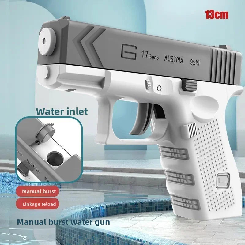 Pistolet à eau électrique LED, tir automatique – CLEVI Paris