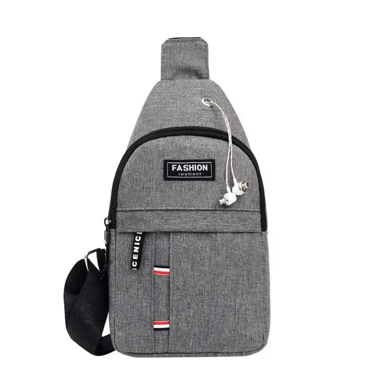 Sacoche Bandoulière Homme Nylon Waterproof — Sport & Voyage — CLEVI Paris