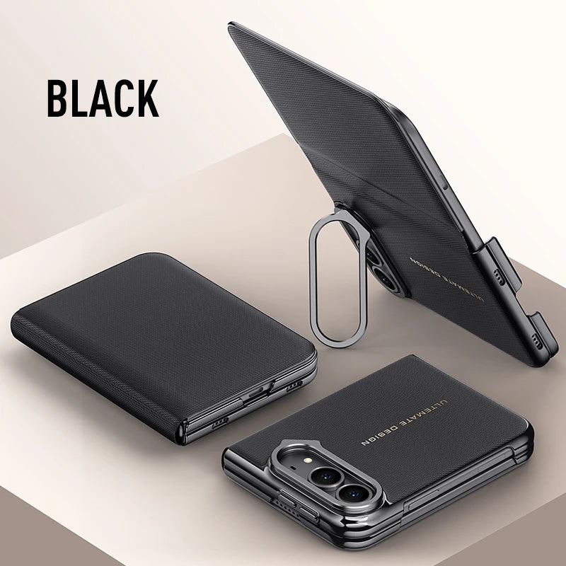 Étui iPhone Duo à rabat et support métal – CLEVI Paris