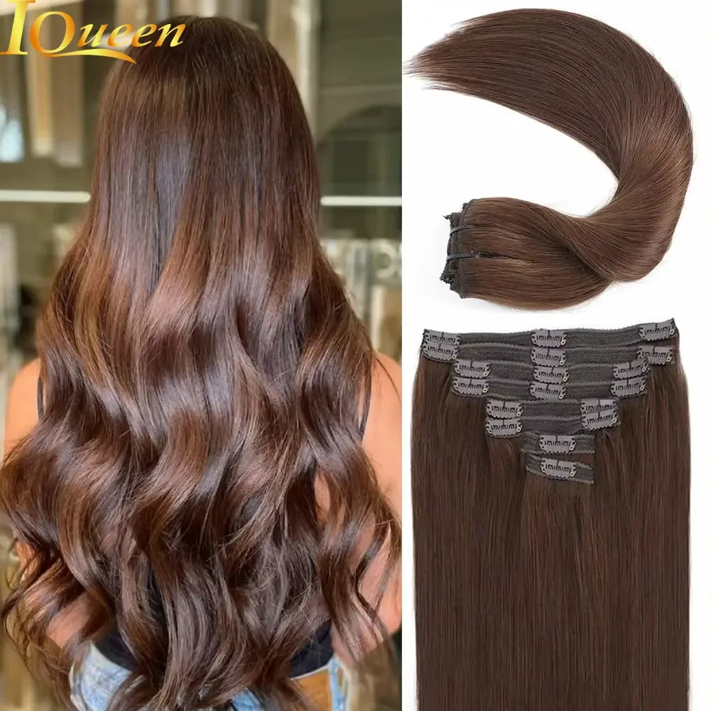 Extensions cheveux humains à clips – CLEVI Paris