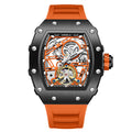 Montre Automatique Homme Onola ON-3854 Tourbillon Squelette Tonneau Silicone – CLEVI Paris