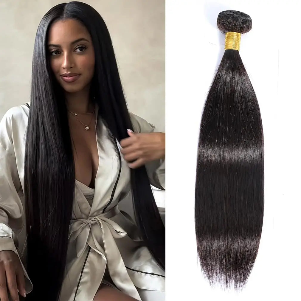 Bundles Cheveux Humains Lisses Remy Hair Brésiliens 10-44 Pouces – CLEVI Paris