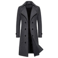 Manteau long croisé homme – CLEVI Paris