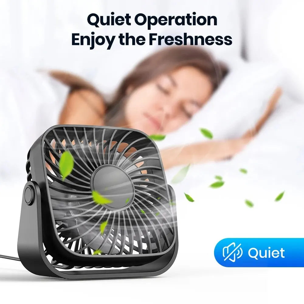 Mini ventilateur de bureau USB TOPK K52 – CLEVI Paris
