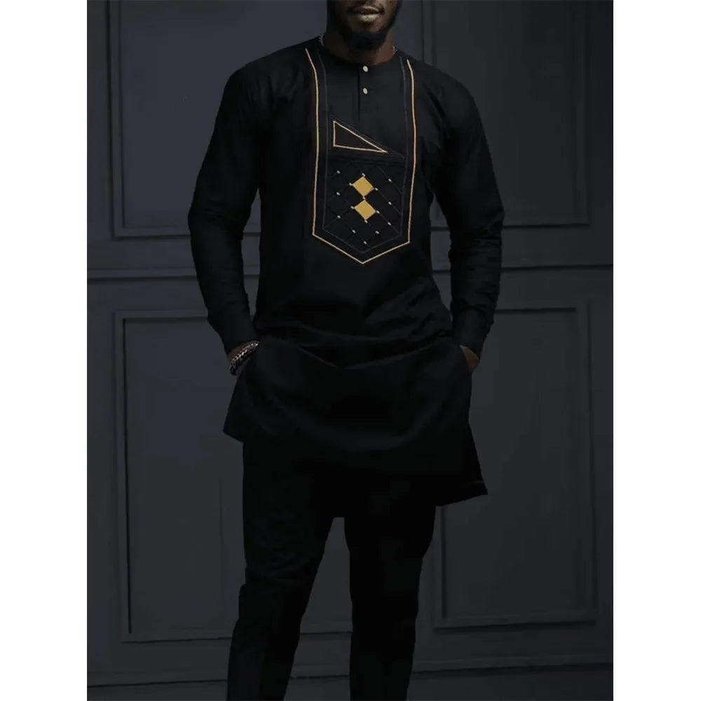Ensemble Traditionnel Africain Homme Kaunda – CLEVI Paris