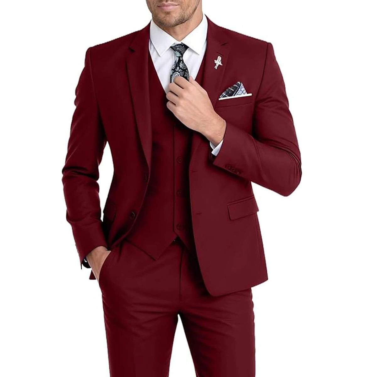 Costume 3 pièces homme slim – CLEVI Paris