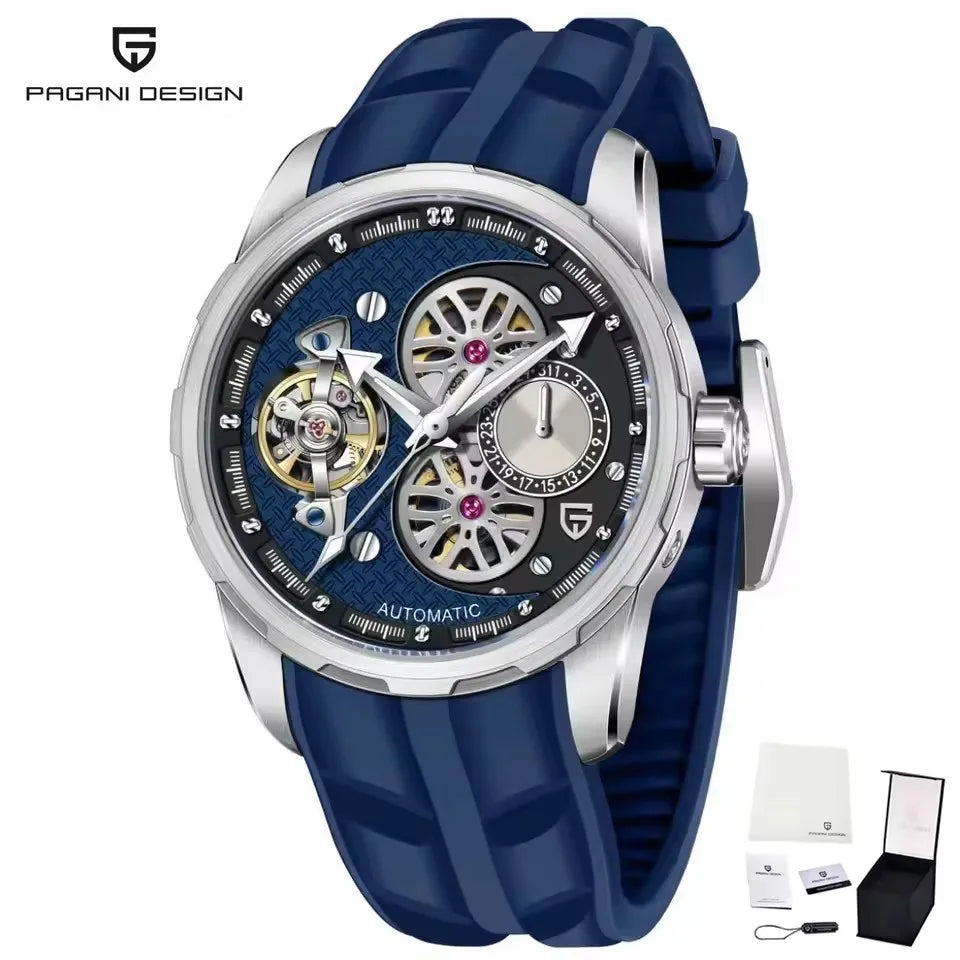 Montre Homme Automatique Squelette Tourbillon Business Pagani Design PD-YS022 – CLEVI Paris