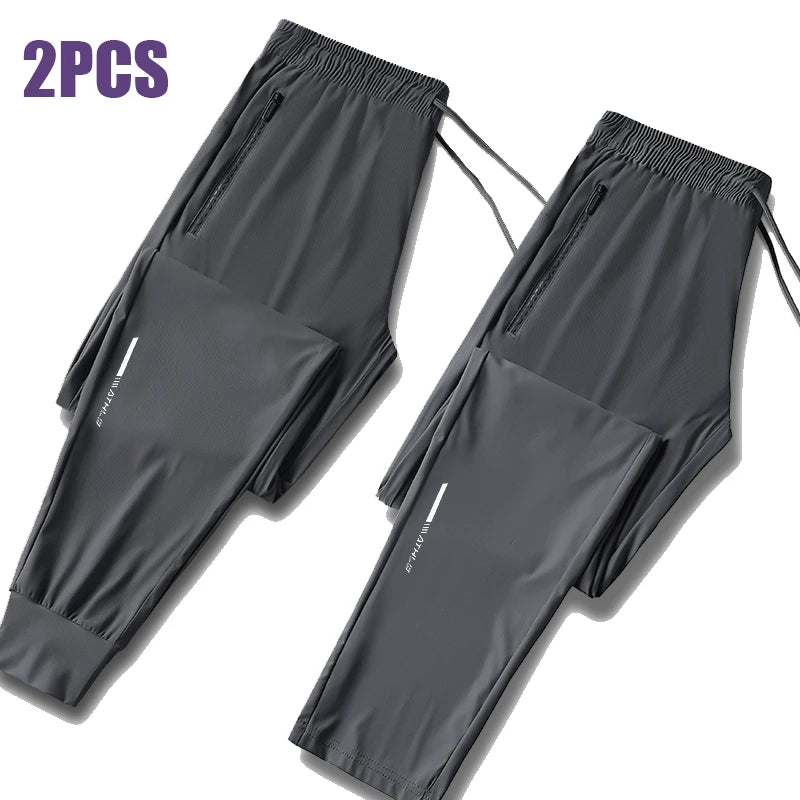 Pantalon sport homme en nylon et élasthanne – CLEVI Paris