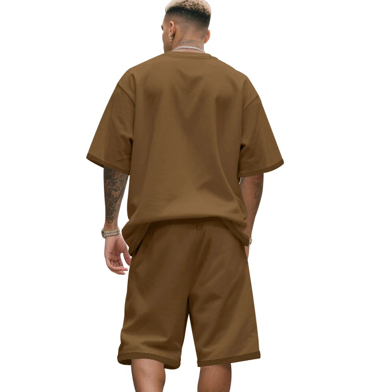 Ensemble homme t-shirt ample et short – CLEVI Paris