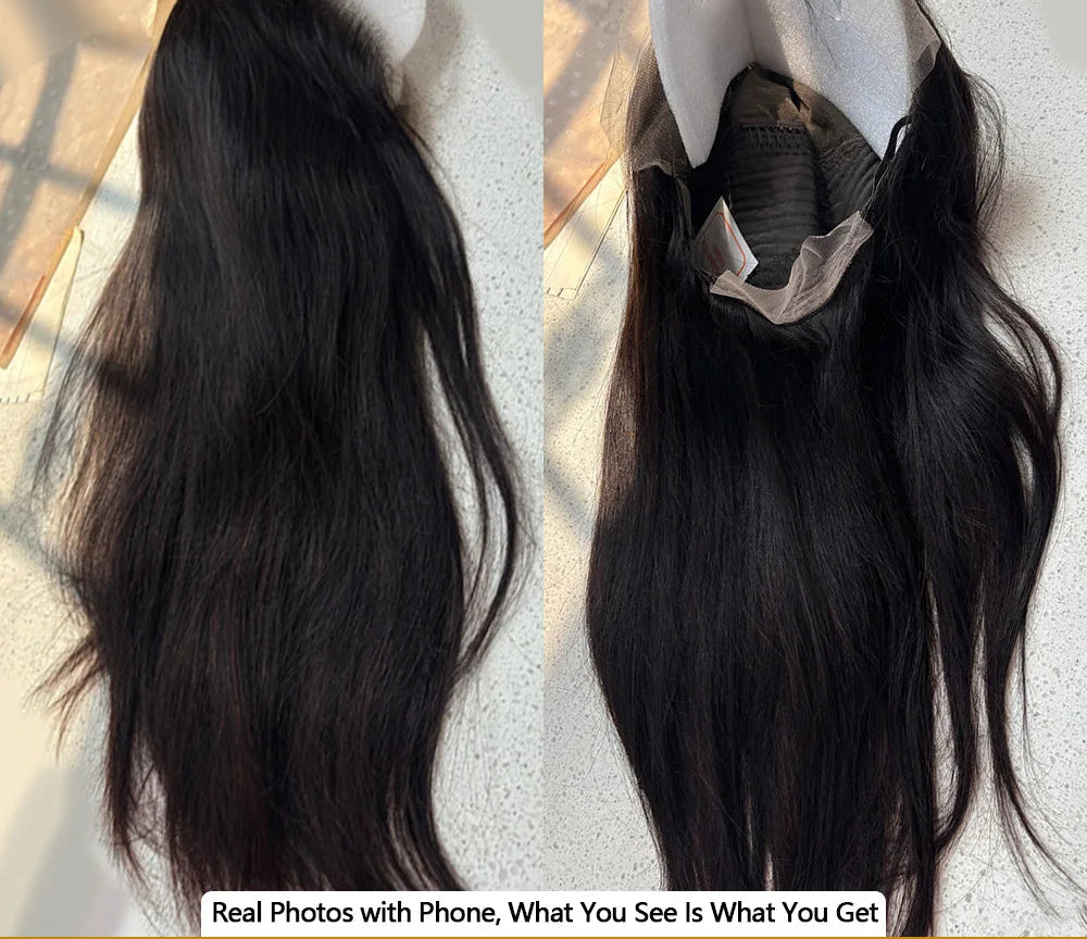 Perruque Lace Front 13x6 HD Cheveux Humains Straight 12-30 Pouces – CLEVI Paris