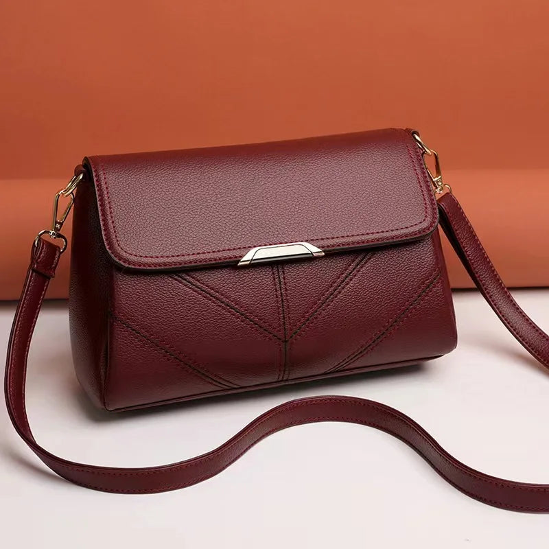 Sac Besace Rond Cuir Vache Femme Imperméable 26x13cm – CLEVI Paris