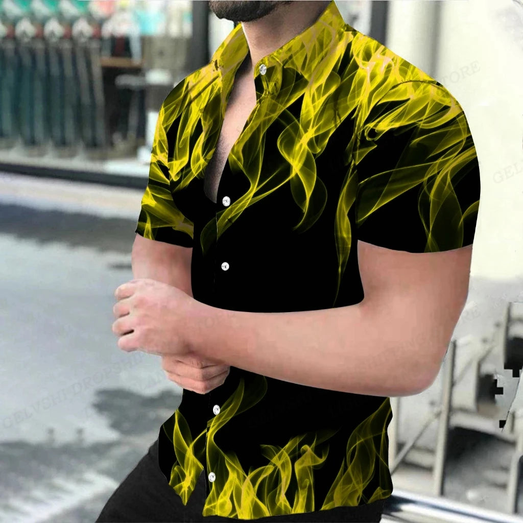 Chemise Hawaïenne Baroque Homme – CLEVI Paris