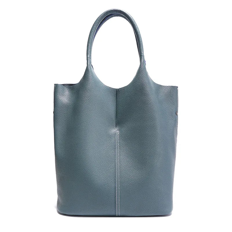 Sac seau femme en cuir de vachette – CLEVI Paris