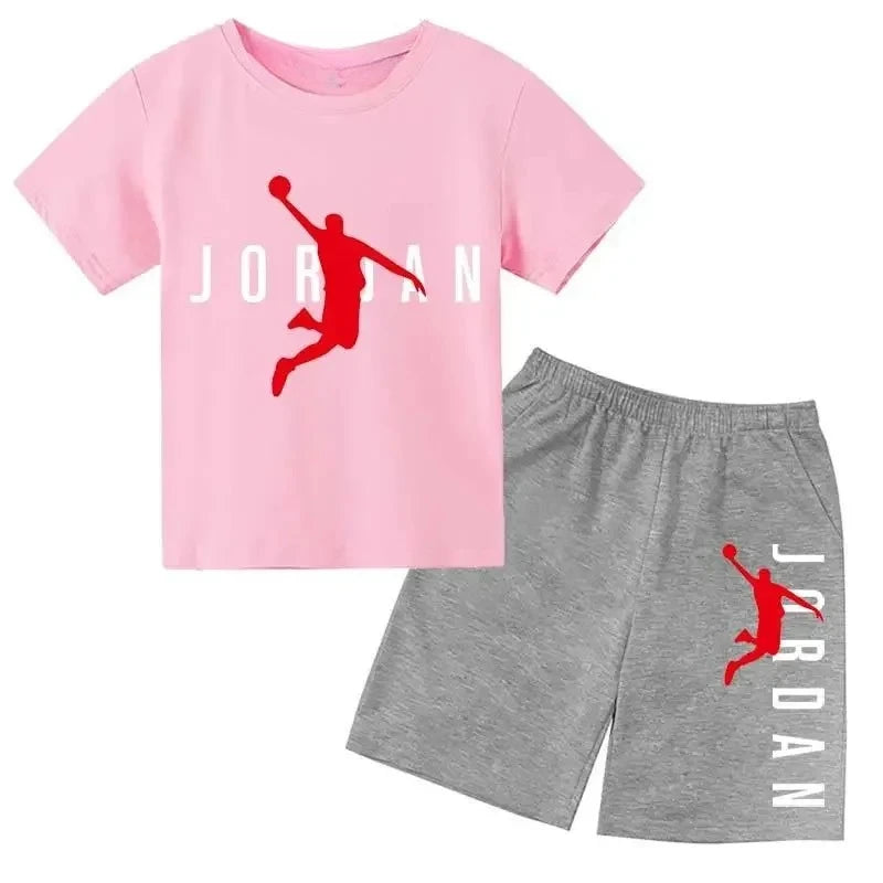 Ensemble enfant T-shirt et short en coton – CLEVI Paris