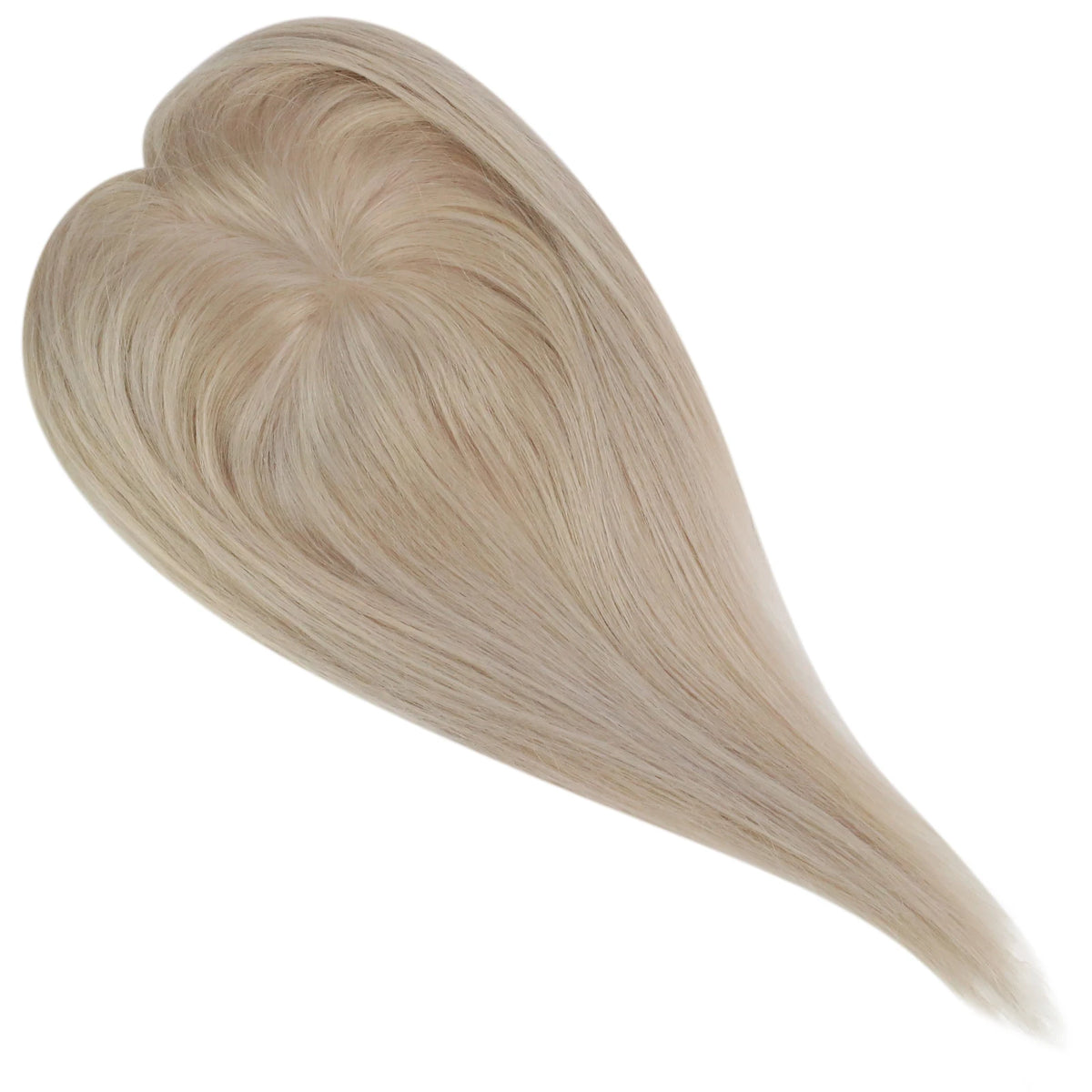 Topper Capillaire 100% Cheveux Humains Remy – Base Mono 13x13cm avec 4 Clips – CLEVI Paris
