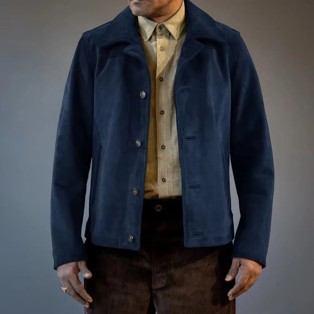 Veste effet daim vintage homme – CLEVI Paris