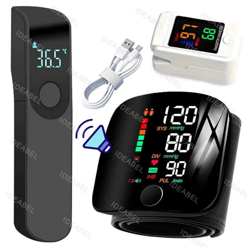 Tensiomètre Poignet LCD Vocal Rechargeable – CLEVI Paris