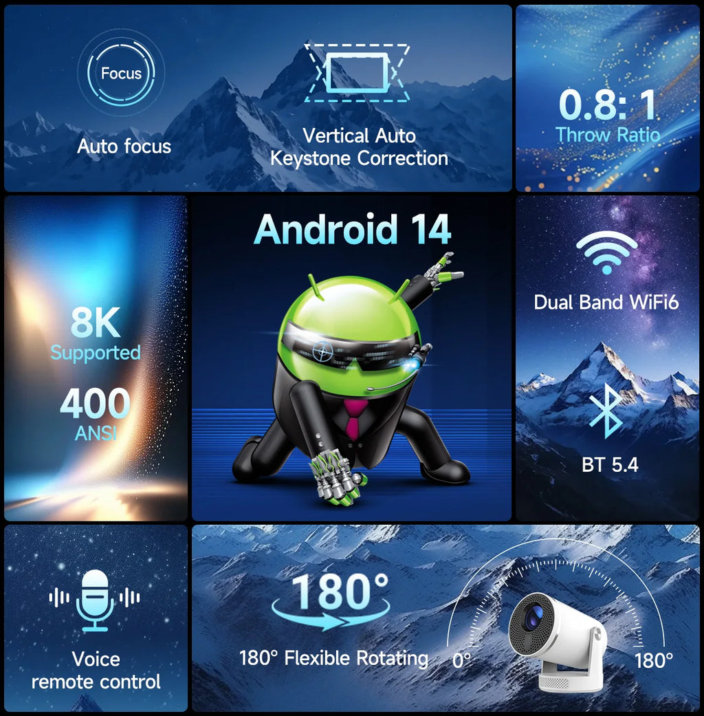 Vidéoprojecteur Magcubic HY320Pro Full HD – CLEVI Paris