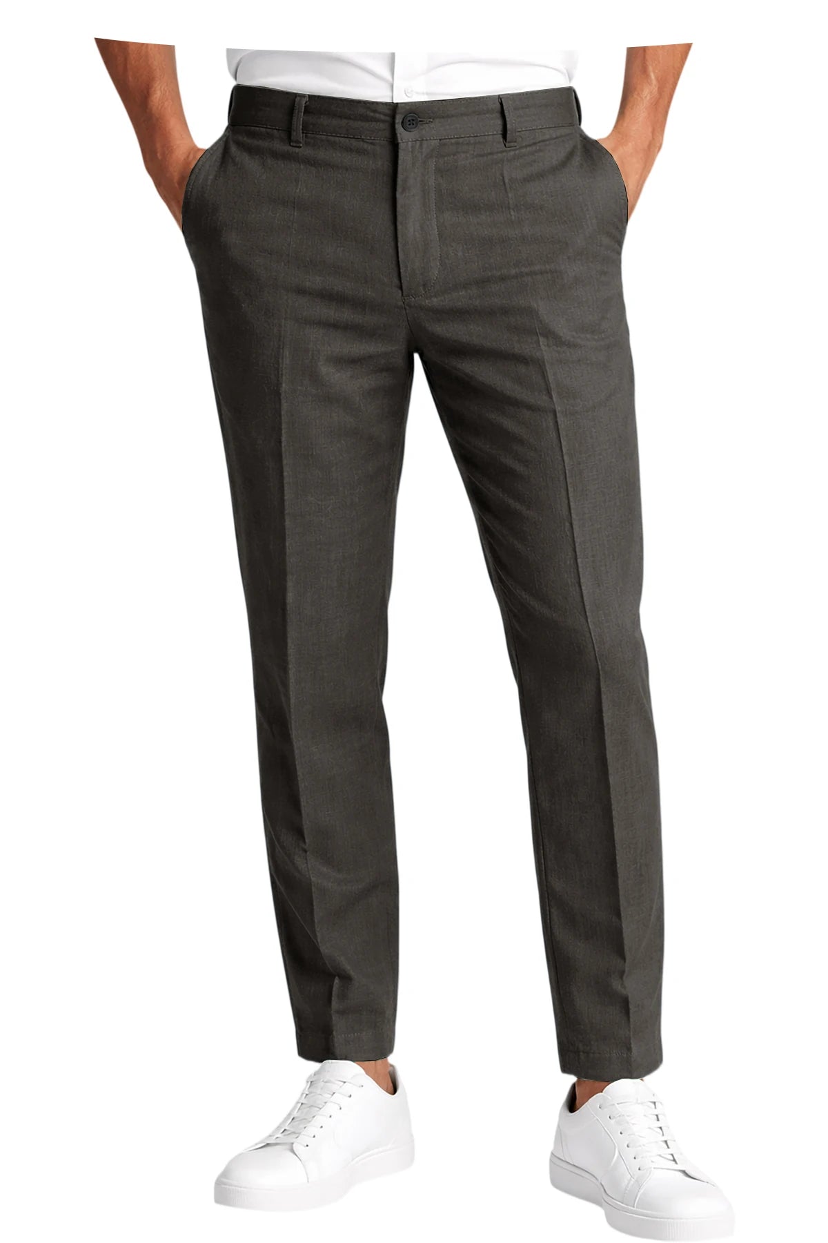 Pantalon homme en lin coupe slim – CLEVI Paris