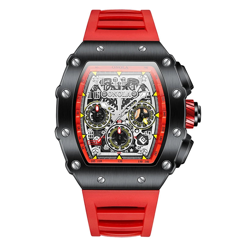 Montre Mécanique Tonneau Chiffres Romains ONOLA Homme – CLEVI Paris
