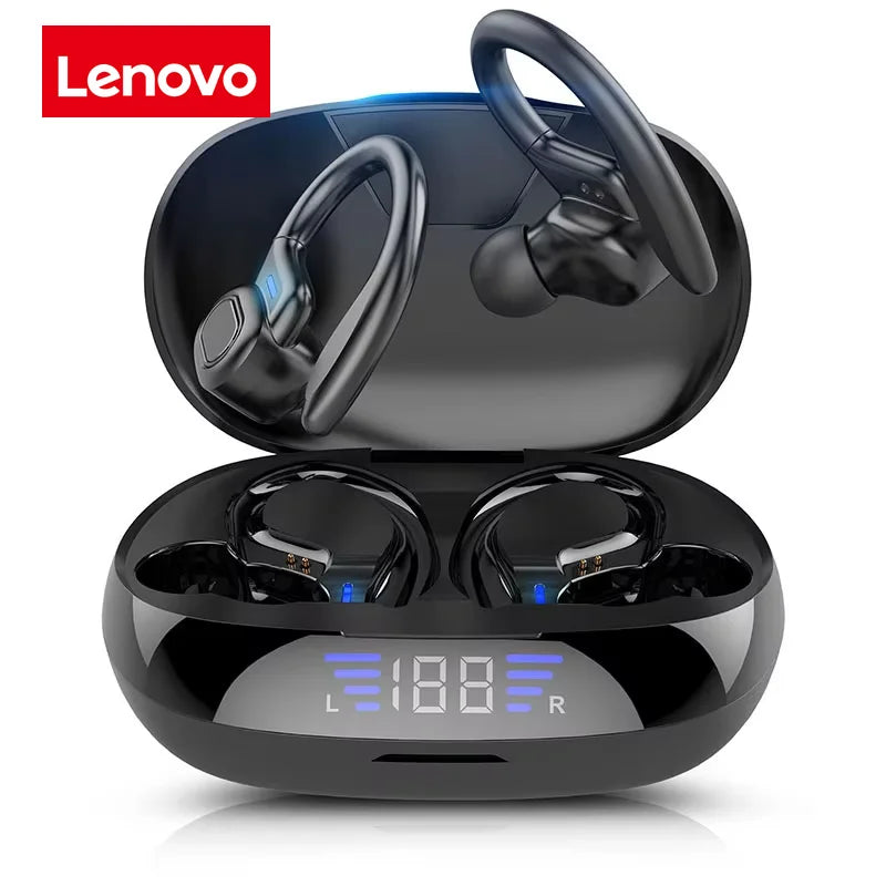 Écouteurs OWS Lenovo Crochet Sport Bluetooth IPX5 HiFi 9D – CLEVI Paris