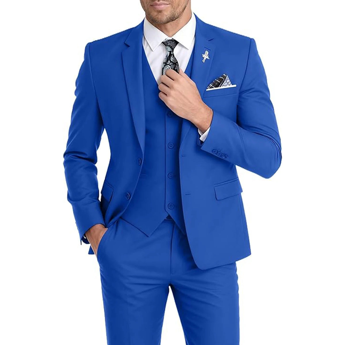 Costume 3 pièces homme slim – CLEVI Paris