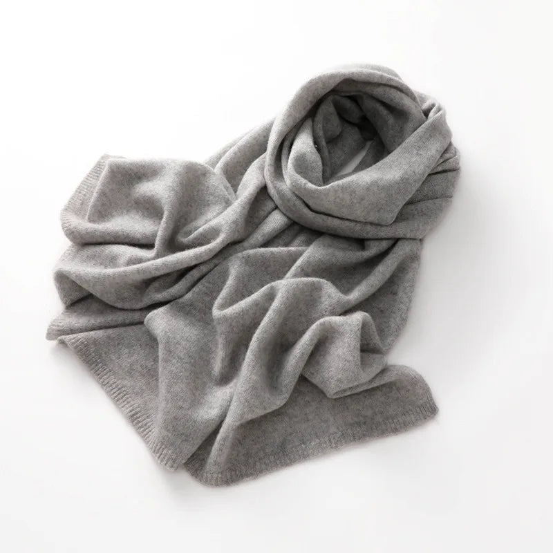 Écharpe 100 % cachemire femme 180 × 45 cm – CLEVI Paris
