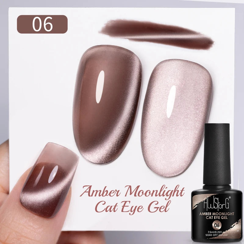 Vernis Gel UV Cat Eye AWStorG 7,5ml Semi-Permanent – CLEVI Paris