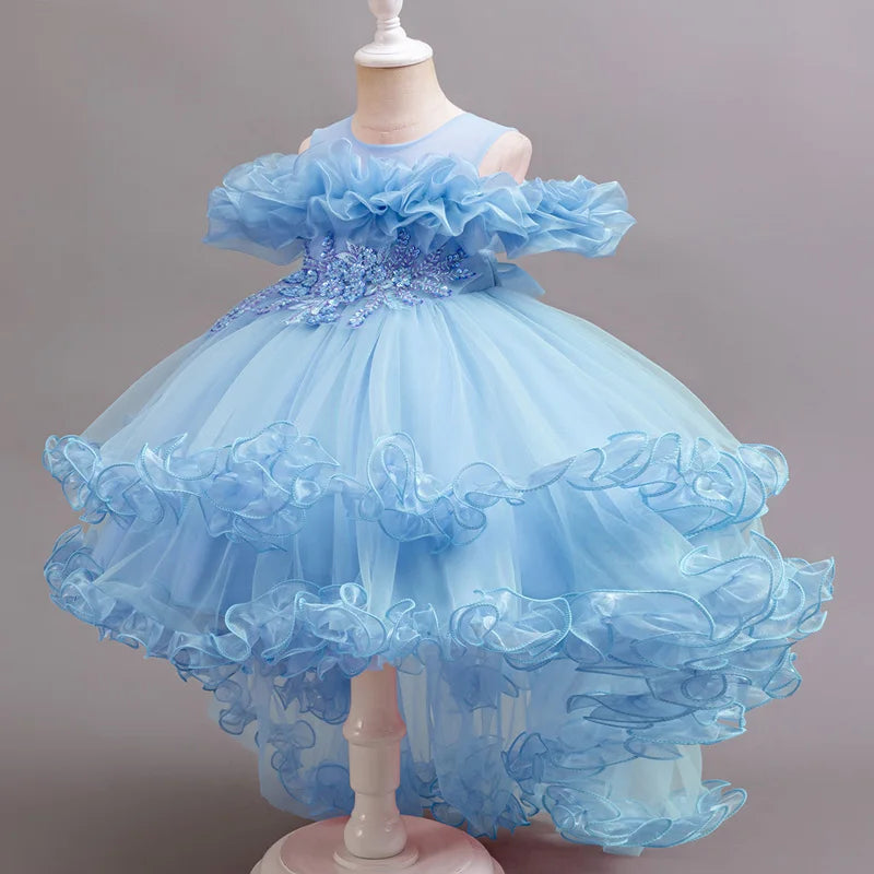 Robe princesse fille à paillettes – CLEVI Paris
