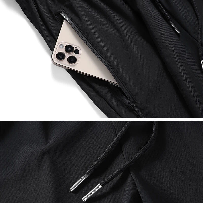 Pantalon sport homme en nylon et élasthanne – CLEVI Paris