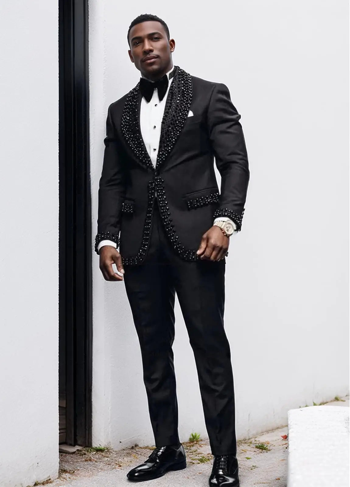 Smoking Homme 3 Pièces Sur Mesure – CLEVI Paris
